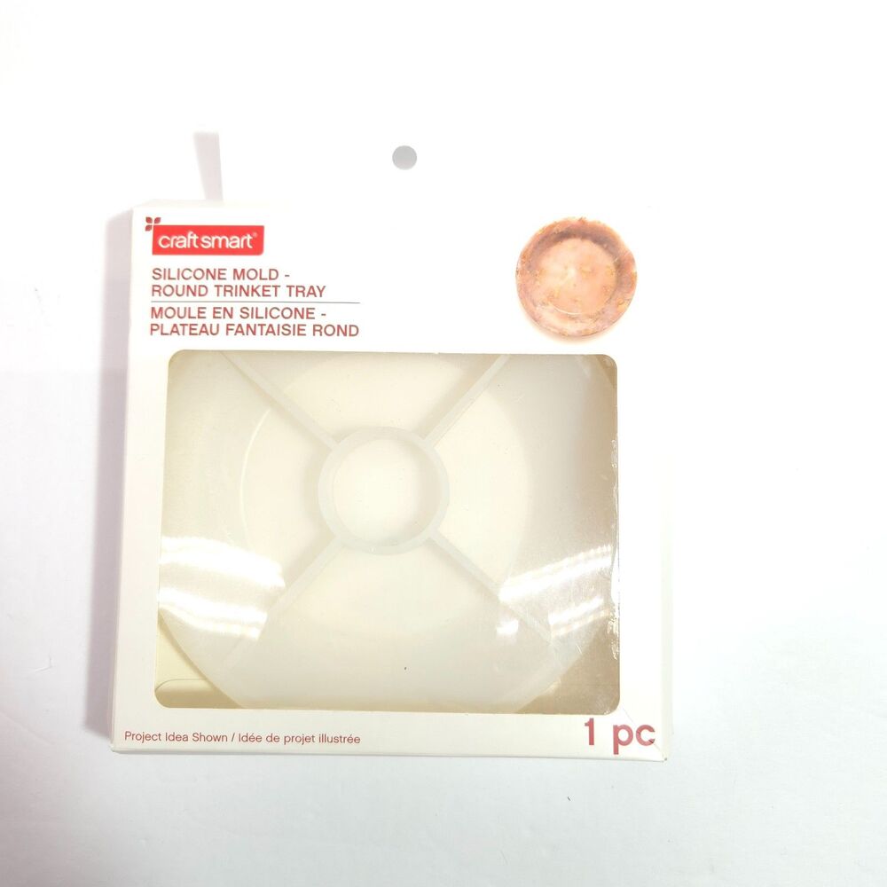 Silicone Mold Round Trinket Tray Resin Craft Supply Craft Smart New 1 pc